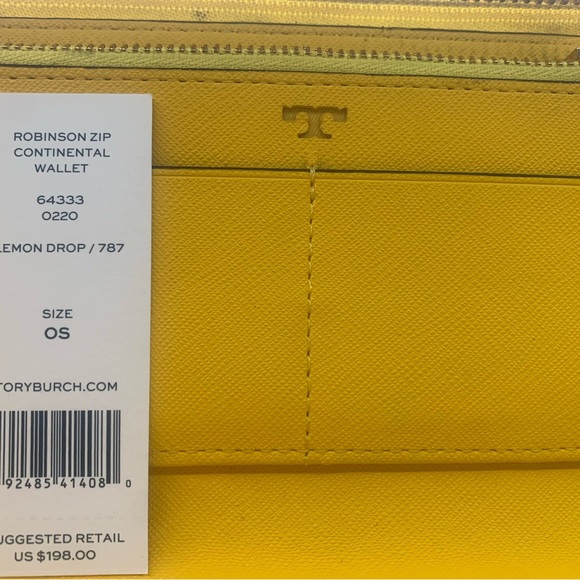 TORY BURCH Yellow Wristlet/Wallet - Picture 4 of 14